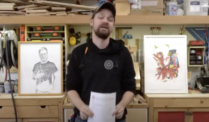 Create a wooden frame