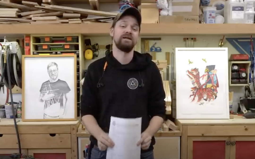 Create a wooden frame