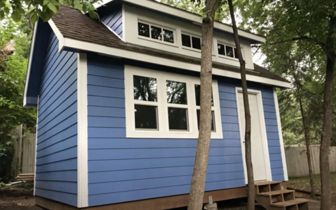 Warehouse in wood based on 12X16 Shed Plans