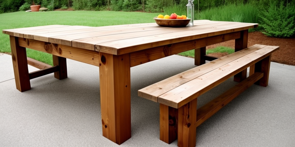 DIY Farmhouse Bench outdoor