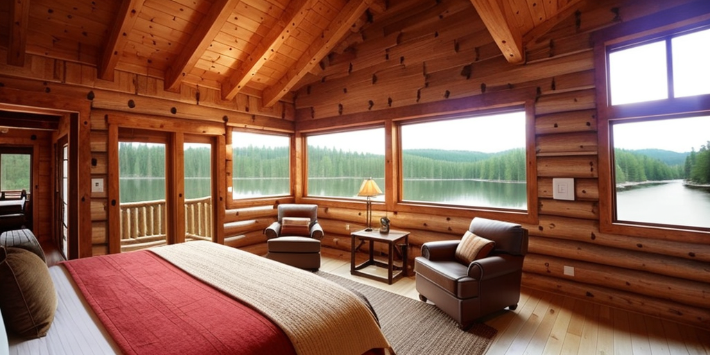 Picture of different types of wood, including red oak and pine, with properties labeled.