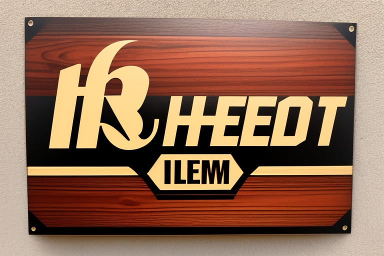 Heat Transfer Vinyl Wood Sign