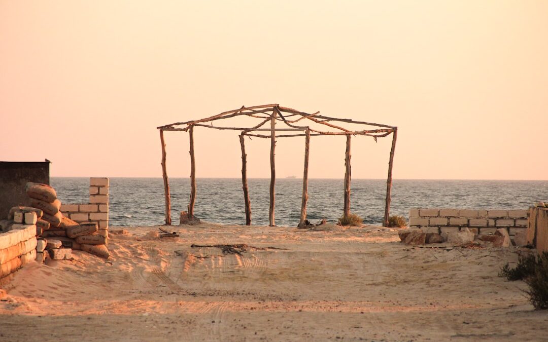 Photo Wood pergola
